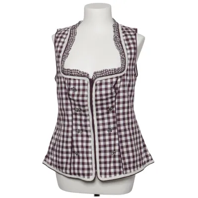 Dirndl blouse (Lila, Wit) van Bonprix Katoen