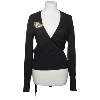 Wrap cardigan (Black) from Chloé Merino wool, Polyamide