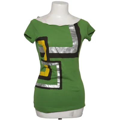 T-shirt (Grön, Flerfärgad) från Miss Sixty Collection Bomull, Elastan