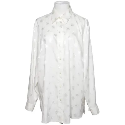 Blouse (White, Silver) from Erfu Exclusiv