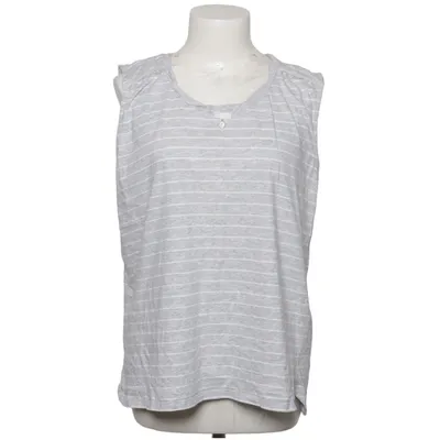 Tank Top (Gray, White) from Emotions Cotton, Elastane, Polyamide
