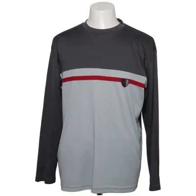 Langærmet t-shirt (Grå, Hvid, Rød) fra One Way