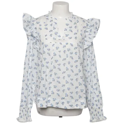 Blouse (White, Blue) from ONLY Cotton