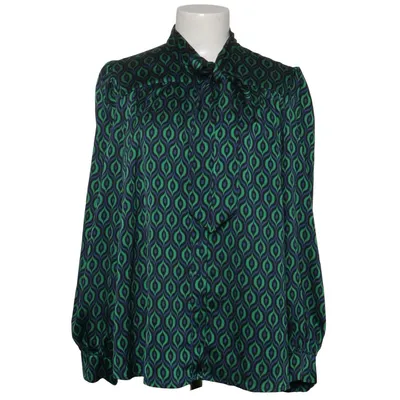 Blouse (Blue, Green, Black) from Apricot Polyester