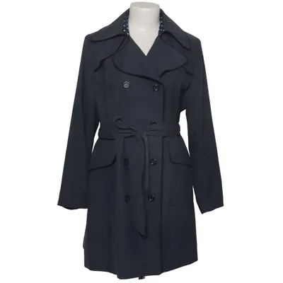 Trenchcoat (Blauw) van Collection London Polyester