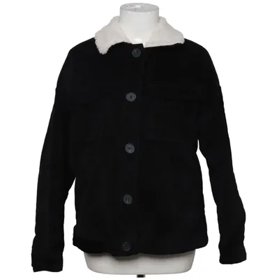Jacket (Black, White) from Denim Co Cotton, Nylon, Polyester