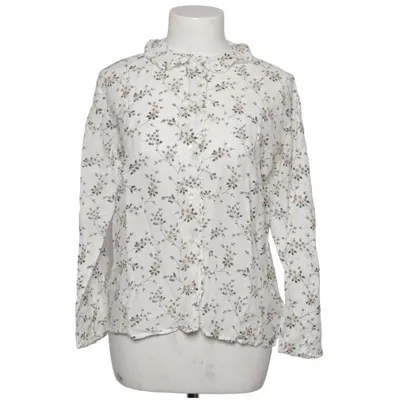 Bluse (Hvid, Flerfarvet) fra Bonton Bomuld, Silke