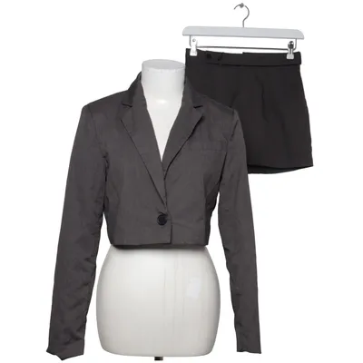 Jakkesæt med nederdel (Grå) fra Noisy May Elastan, Polyester, Viscose