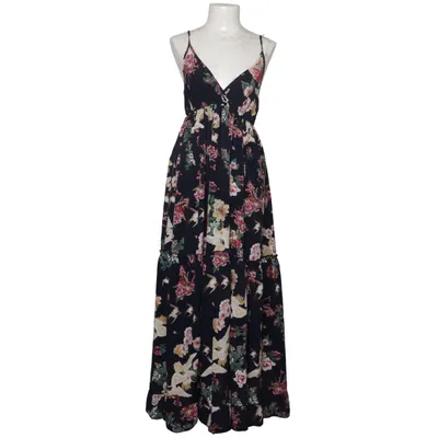 Maxi jurk (Blauw, Meerkleurig) van Vintage Dressing Elastaan, Polyester
