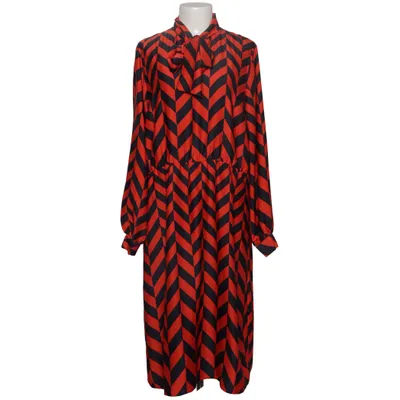 Klänning (Röd, Svart) från Fifth House Polyester