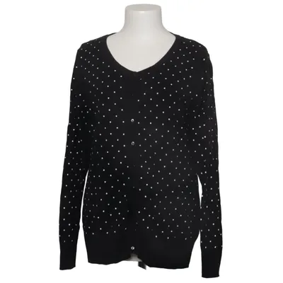 Strickjacke (Schwarz, Weiß) von The Basics C&A Baumwolle, Nylon