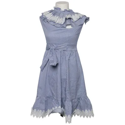 Kjole (Blå, Hvid) fra Ted Baker Bomuld, Elastan, Polyester