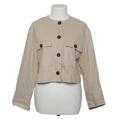 Jacket (Beige) from Zara Linen, Viscose
