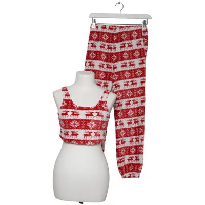 Pyjamas (Röd, Vit) från Zaful Polyester