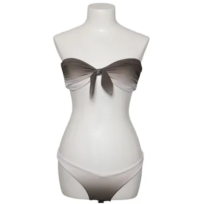 Bikini (Gray, White) from Wildfox Elastane, Polyester