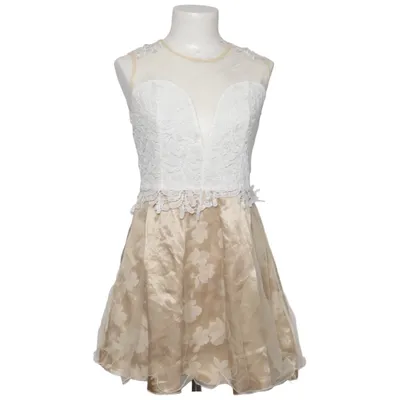 Cocktail dress (White, Beige) from Fancyinn