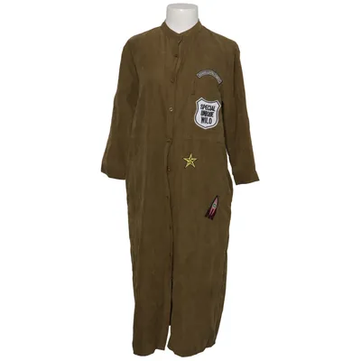 Skjortklänning (Grön) från Aikha Polyester