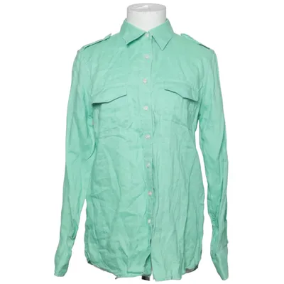 Buttondown-skjorta (Grön) från Lands' End Linne