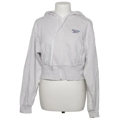 Huvtröja (Grå) från Reebok Elastan, Ekologisk bomull, Polyester