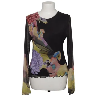 Topp (Svart, Flerfärgad) från Desigual Elastan, Polyester, Viskos
