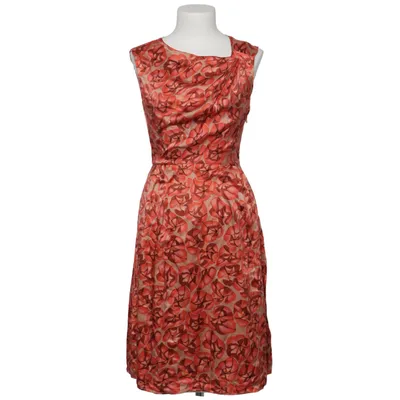 Jurk (Oranje, Beige) van Edina Ronay Polyester, Zijde