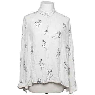 Skjorta (Vit, Svart) från Oh April Viskos