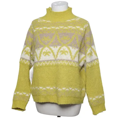 Pul à col roulé (Vert, Gris, Blanc) de Xuna Acrylique, Polyester, Viscose, Laine