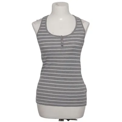 Tank Top (Gray, White) from Pimkie Basic Cotton, Polyester