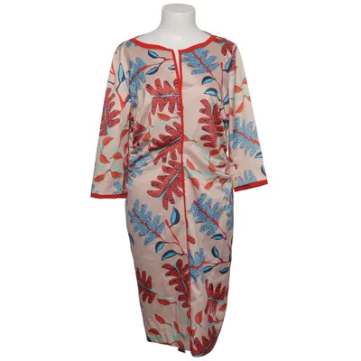 Jurk (Beige, Rood, Blauw) van Marc Cain Acetaat, Cupro, Elastaan, Polyester