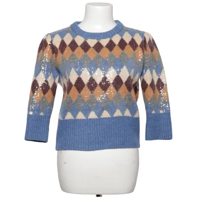 Sweater (Blue, Brown, Beige) from Zara Knit Acrylic, Elastane, Polyamide, Polyester