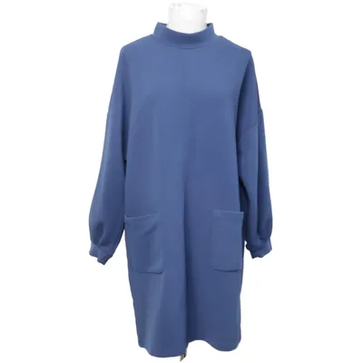 Robe à col roulé (Bleu) de Icone Élasthane, Polyester