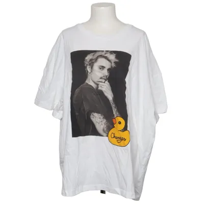 T-shirt (Vit, Flerfärgad) från Divided by H&M Bomull