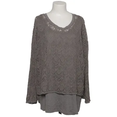 Sweater (Gray) from Gina Laura Collection Cotton, Elastane, Polyamide, Viscose