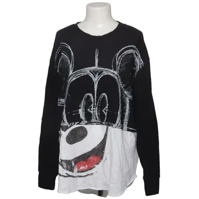 Sweatshirt (Zwart, Wit) van Desigual Disney Katoen, Modal