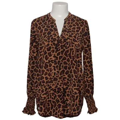 Blouse (Brown, Black) from Lord & Taylor Elastane, Polyester