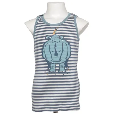 Tanktop (Blauw, Wit) van People Wear Organic Organisch katoen