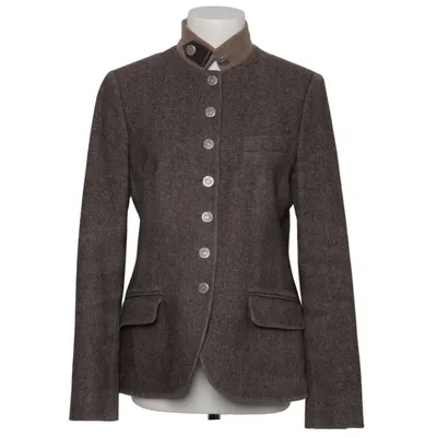 Blazer (Marron) de Bogner Coton, Polyester, Viscose, Laine