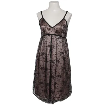 Robe de cocktail (Noir, Beige) de Naf Naf Polyamide, Soie