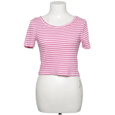 Crop top (Pink, White) from Janina Cotton, Elastane