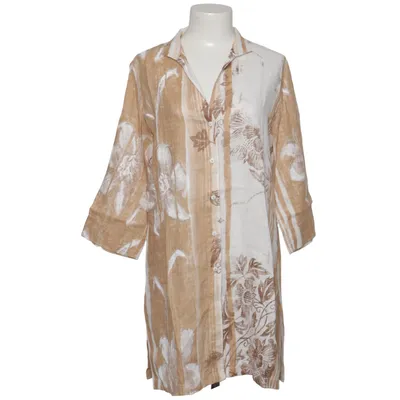 Tunika (Beige, Hvid) fra Tru Linned