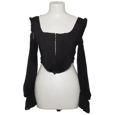 Crop top (Black) from Femme Luxe Elastane, Polyester