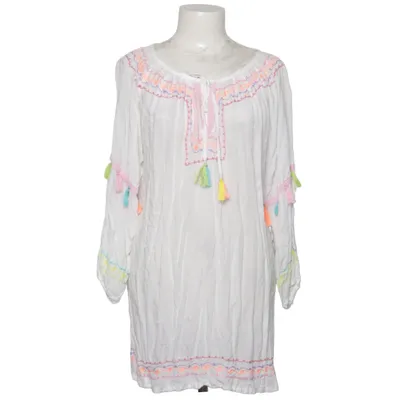 Strandkjole (Hvid, Flerfarvet) fra Hot Lava Viscose