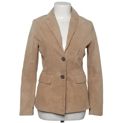 Læderblazer (Brun) fra Vintage Look