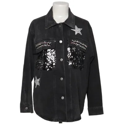 Denim jacket (Gray) from New Collection Cotton