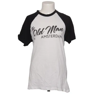Baseball T-shirt (White, Black) from The Idle Man Cotton