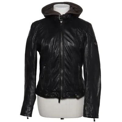 Bikerjacka (Svart, Grå) från Gipsy Bomull, Polyester, Ull