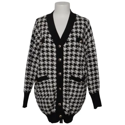 Cardigan (Sort, Hvid) fra MC Lorene Polyester, Viscose