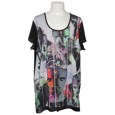 Top (Black, Multicolored) from Aprico