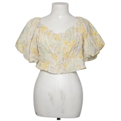 Top (Gul, Flerfarvet) fra H&M Polyamid, Viscose