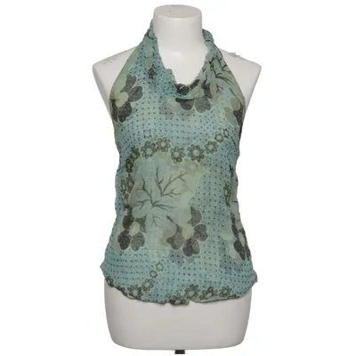 Haltertop (Blauw, Groen, Meerkleurig) van Toni Gard Zijde